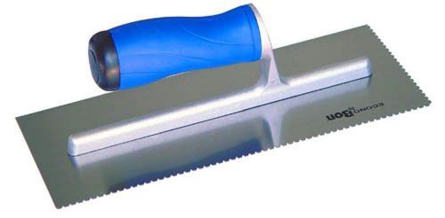 Bon 87-117 11-inch by 4-1/2-inch v notched trowel with 3/32-inch width and 3/... for sale