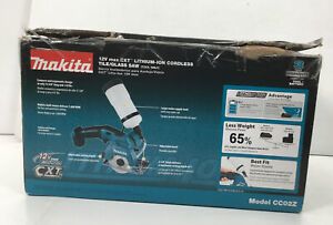 Makita CC02Z 12V max CXT Li-Ion Cordless 3-3/8&#034; Tile/Glass Saw (Tool Only)