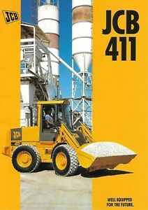 Equipment Brochure - JCB - 411 - Wheel Loader - 1994 (E6744)