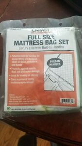 U-Haul MBFCP Full Size Mattress Bag Set New Sealed