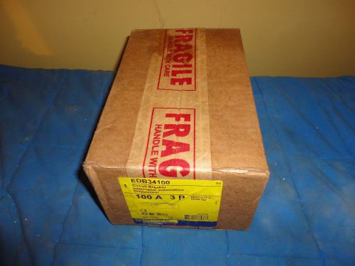 NEW IN FACTORY SEALED BOX Square D EDB34100 3pole 100amp 480v circuit breaker