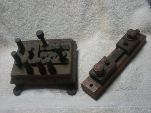 ANTIQUE SWITCH WIRE CONNECTORS  PANEL STEAMPUNK