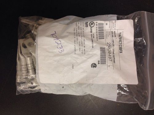 1 Bag 38 new BURNDY YAZV4CTC14FX HYLUG COMPRESSION TERMINALS