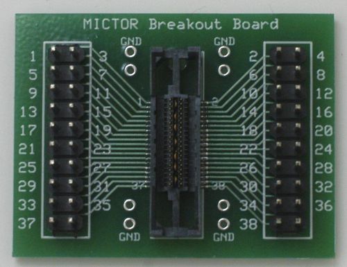 MICTOR Adapter Board 38-pin Logic Analyzer Breakout