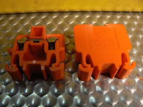 40 new allen bradley 1492-cd terminal blocks, orange for sale