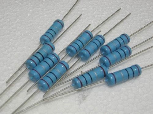 500x 1/2W Through Hole Metal Film Resistors Axial Lead Metal Film 43 ohm