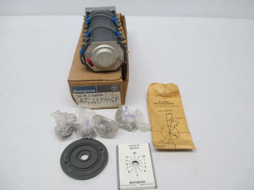 WESTINGHOUSE 633A488G01 TYPW W-2 ROTARY SWITCH 600V-AC 20A D364962