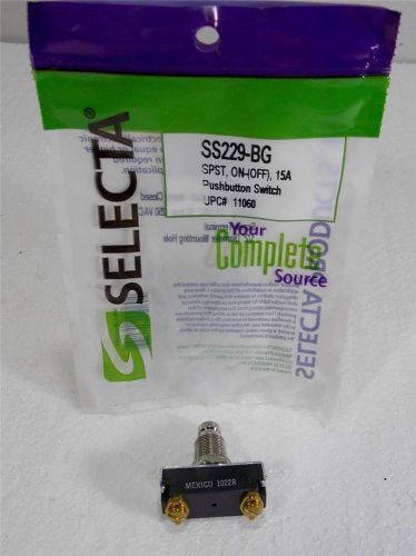 NEW SELECTA SWITCH PUSHBUTTON SS229-BG