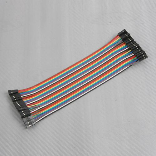 1PCS X 40PCS colorful dupont cables,2.54mm 1P - 1P,20 CM long