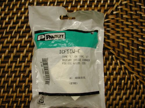 Panduit icf5iw-e raceway inside corner fitting brand new in orig. package for sale