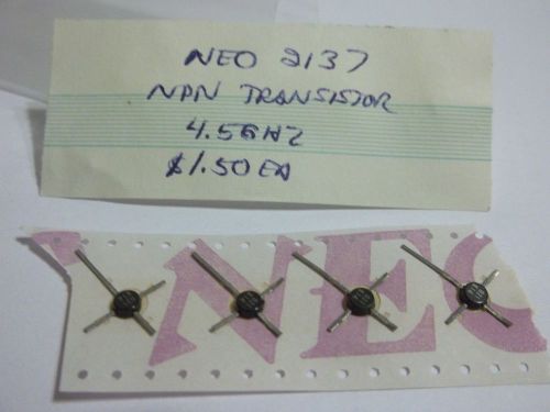 Lot of 4  Transistors electronic Components  NEO 2137