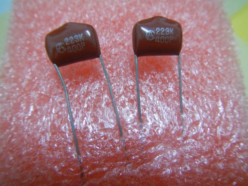 50PCS 400V 0.022uf POLYESTER FILM CAPACITORS 223