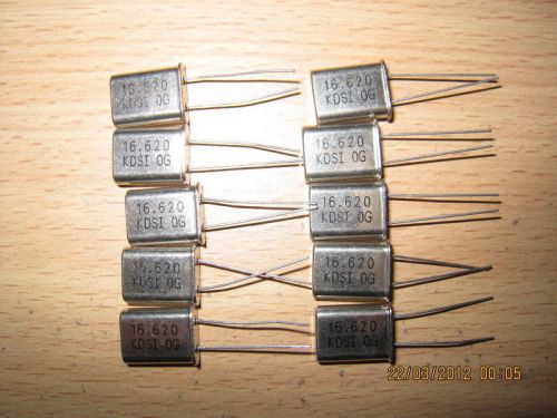 10 X 16.620 MHz 16.620MHz 16.620 M Hz Crystal Oscillator HC-49U NEW KDS Japan