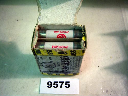 (9575) Lot of 10 Bussmann Fuses FWP-5AR14F 5A