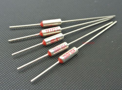 10pcs Thermal cutoff RY Tf 172°C 172 DegC 10A 250V thermal fuse