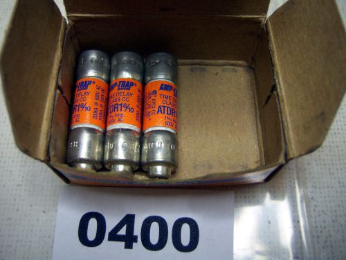 (0400) Lot of 3 Amptrap ATDR-1 6/10 Fuses