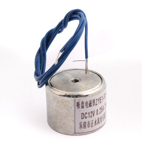 Metal 11LB 5kg Electric Lifting Magnet Holding Electromagnet 12V DC 50N