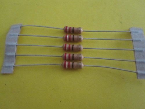 5PCS 1/2W 0.5W 1% Metal Film Resistor 220 Ohm