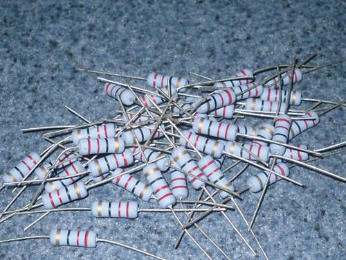 25pcs 1k ohm 5% 2W metal oxide resistors