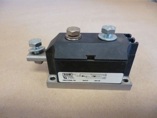 IOR INTERNATIONAL RECTIFIER POWER MODULE 250A 1600V DUAL-SCR , IRKT250-16