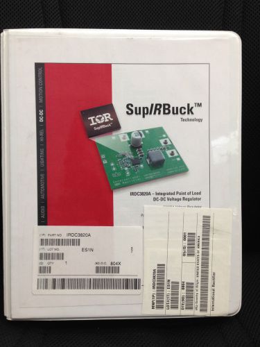 IRDC3820A Integrated Point of Load DC-DC Voltage Regulator