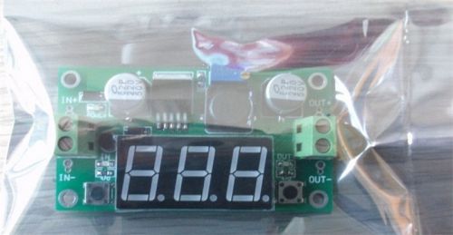 Dc--dc buck step down converter module lm2596 voltage regulator + led voltmeter for sale