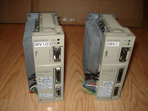 (2) yaskawa servopack sgda-04ap for sale