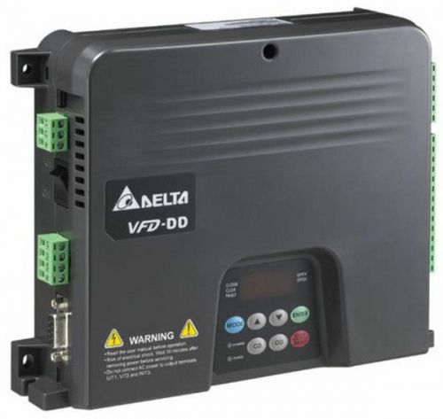 Delta ac motor drive inverter vfd002dd21a vfd-dd 0.25hp 0.2kw 200w 230v 1 phase for sale