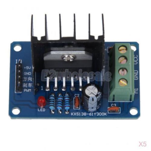 5x lmd18200t h-bridge dc motor driver module board controller car for arduino for sale