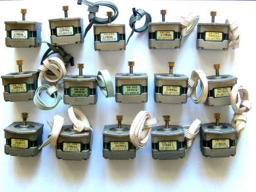 15! Lot of 15 Stepper Motors CNC Kenshi mill lathe robot DIY 48 steps/ 7.5°