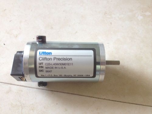 LITTON/CLIFTON PRECISION DC Motor C23-L40W30M01E11 With HEDM-5600 Encoder