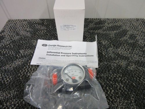 ORANGE RESEARCH 1/4&#034; NPT DIFFERENTIAL PRESSURE GAGE GAUGE METER 1201-E1211 NEW