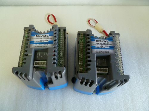 PAIR OF METASYS JOHNSON CONTROLS AP-VMA1420-0 PROGRAMMABLE VAV DAMPER CONTROL