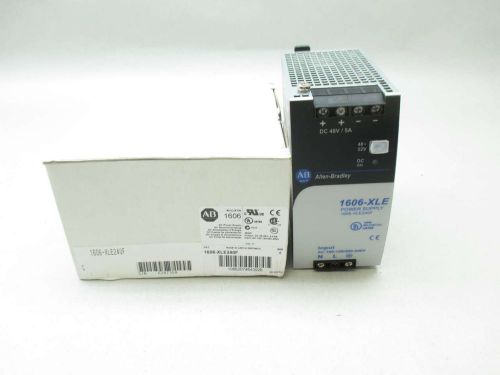 NEW ALLEN BRADLEY 1606-XLE240F 240V-AC 52V-DC 240W 5A AMP POWER SUPPLY D441985