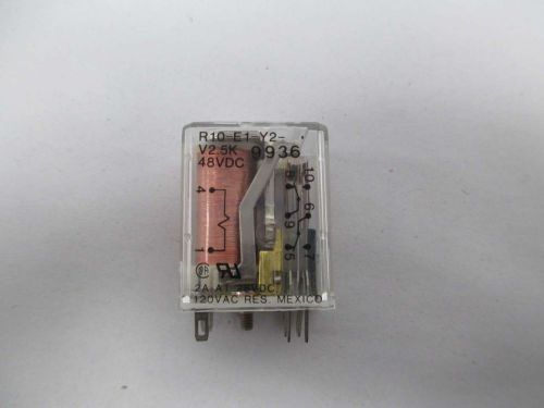 New potter brumfield r10-e1-y2-v2.5k relay 48v-dc d363778 for sale