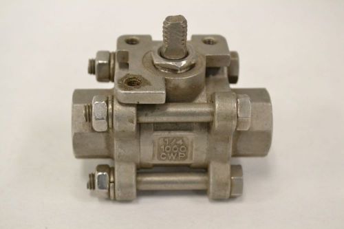 Sharpe cwp 1000 stainless socket weld 1/4 in ball valve b321621 for sale