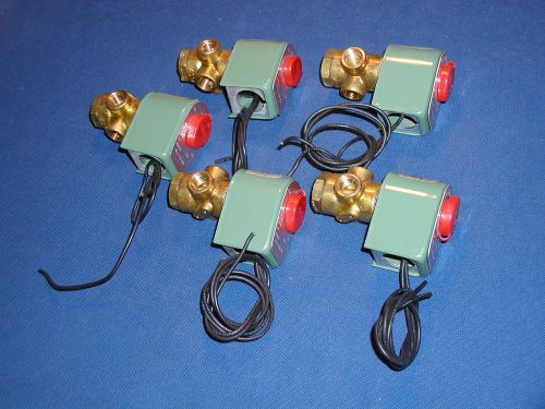 5 ASCO Solenoid Valves Cat #8320A 178 MB 1/4&#034;  3-Way 110/120V 60 Hz 10.5 watts