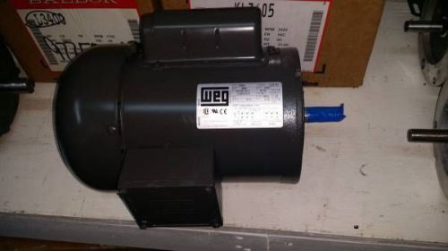 WEG INDUSTRIAL MOTOR WORKS ! single phase 1hp 1 hp 350G