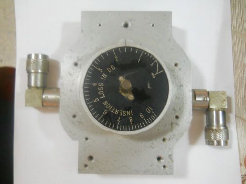 Variable Attenuators Coaxial type Aeroflex Weinschel 2906