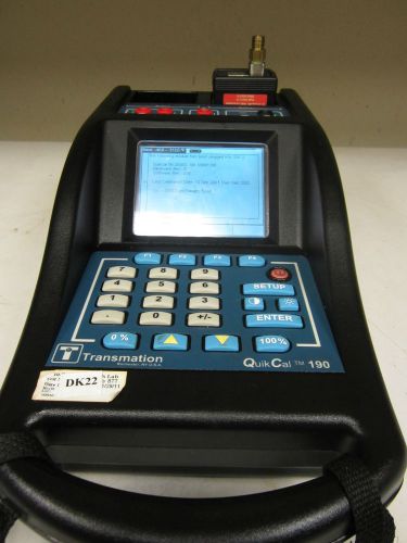 Transmation QuikCal 190 Multifunction Pressure Calibrator 2500 PSIG Module DK22