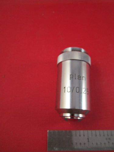 MICROSCOPE OBJECTIVE 10/.25 PLAN ROLYN OPTICS