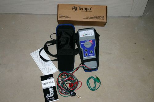 Tempo sidekick v.o.c. voc 50605270 stress leakage telephone test set t&amp;n tester for sale