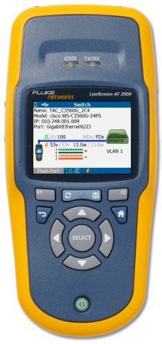 NEW Fluke Networks LRAT-2000 LinkRunner AT Copper and Fiber Ethernet Network Tes