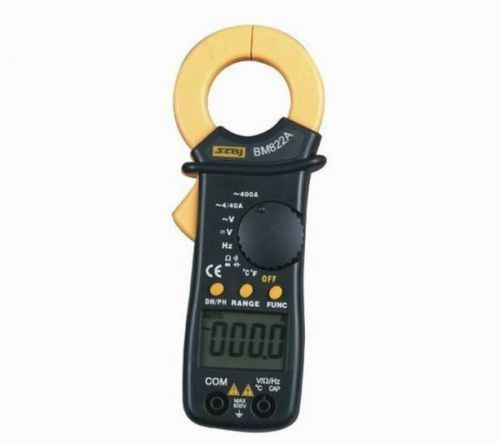 BM822A Digital Clamp Meter Capacitance Temperature Frequency AC DC Multimeter