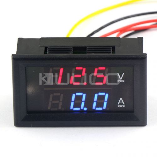 DC 300V Voltmeter 100A Ammeter Dual LED Display Voltage Current Amp Panel Meter