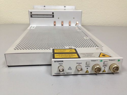 Agilent / Keysight 81640A Tunable Laser Source 1510nm to 1640nm w/072 + Warranty