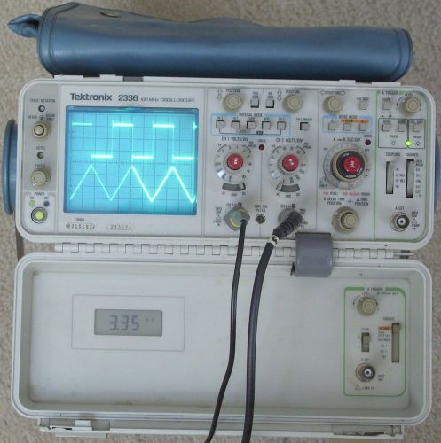 Tektronix 2336 Analog Oscilloscope. 100MHz, 2 channel, delayed sweep