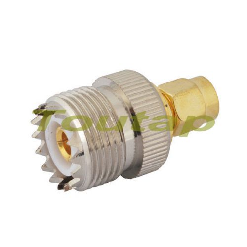 SMA Plug to UHF SO239 female Jack straight RF Adapter connector Metric Version