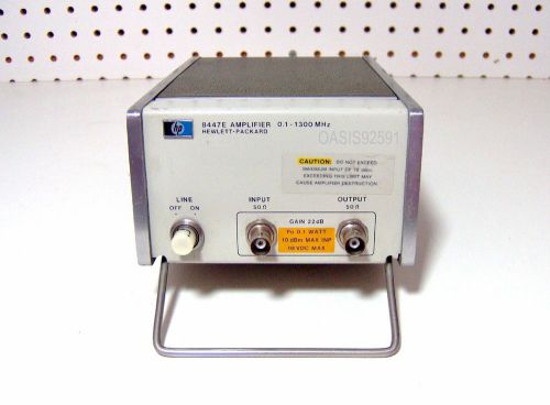HP 8447E Power Amplifier 0.1-1300MHz with Manual