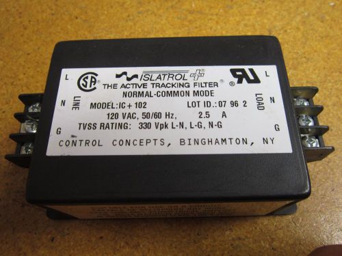 Controls Concepts ISLATROL IC+102 Active Tracking Filter 120VAC 50/60Hz 2.5A